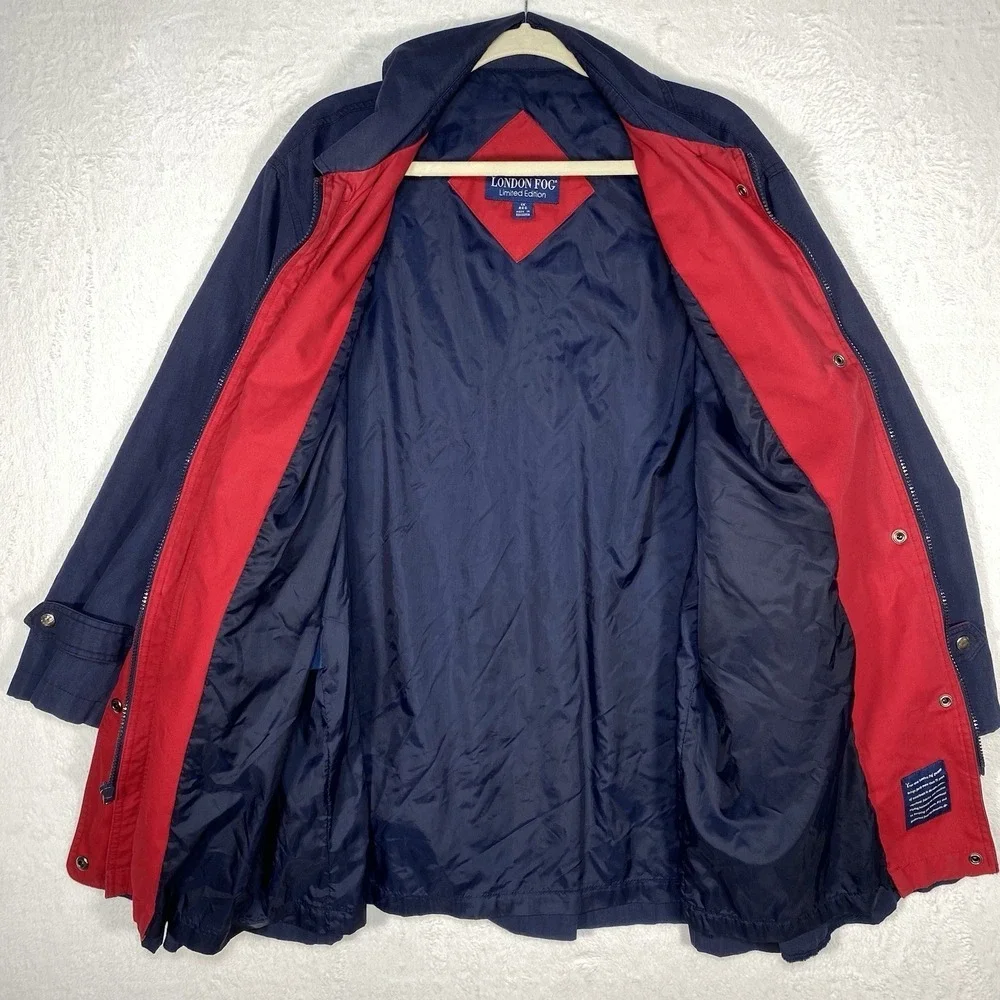 London Fog Limited Edition Mens Jacket Size 1X‎ Reg Zip With Snap Casual